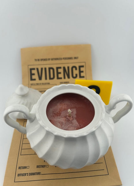 Indecent Exposure Scented Candle - Johnson Brothers Regency Sugar Bowl with Lid - Presumed Innoscent