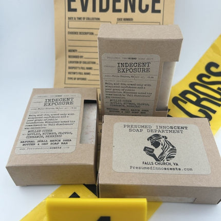 Indecent Exposure Soap Bar - Presumed Innoscent
