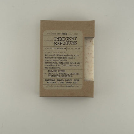 Indecent Exposure Soap Bar - Presumed Innoscent