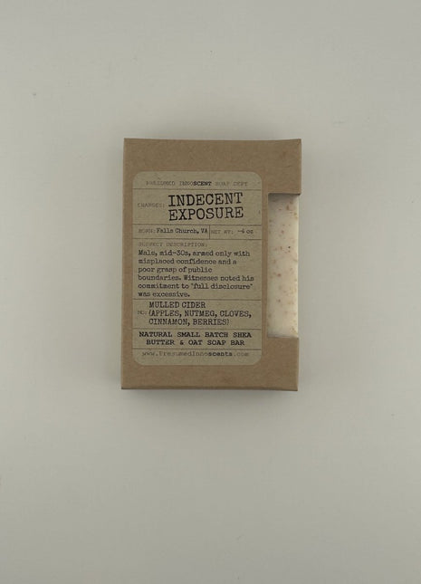 Indecent Exposure Soap Bar - Presumed Innoscent