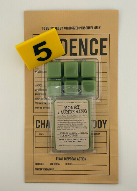 Money Laundering 6pc Wax Melt - Presumed Innoscent