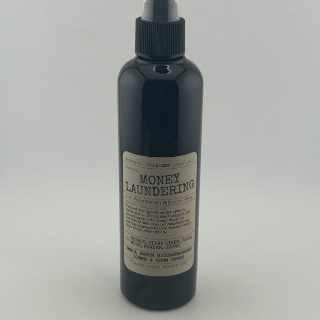 Money Laundering Room Spray 8 oz - Presumed Innoscent