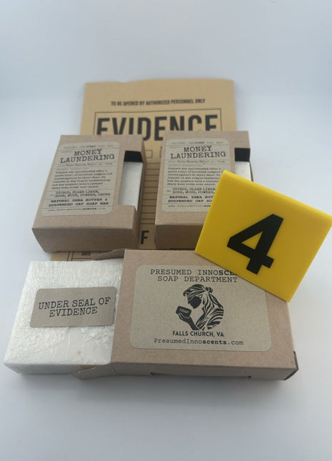 Money Laundering Soap Bar - Presumed Innoscent