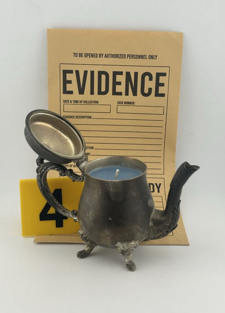 Piracy Exhibit: Victorian-style silver-plated teapot - Presumed Innoscent