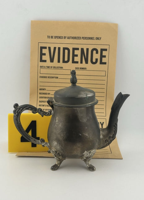 Piracy Exhibit: Victorian-style silver-plated teapot - Presumed Innoscent