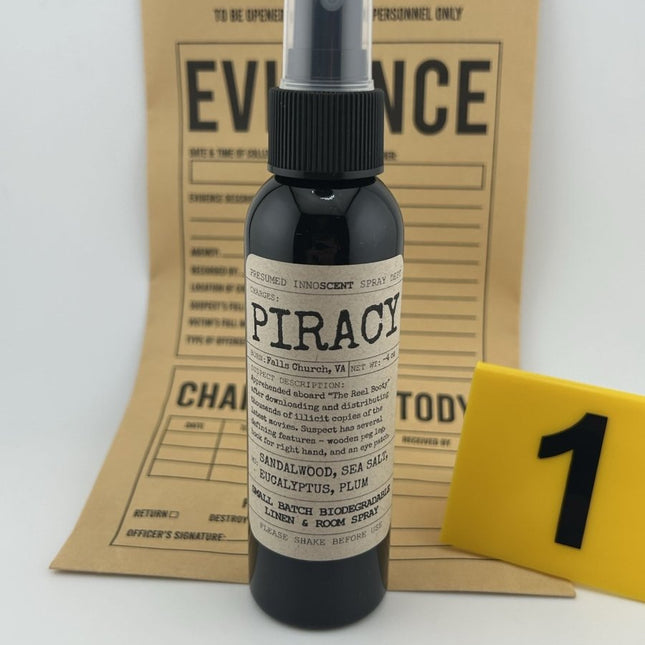 Piracy Room Spray 4 oz - Presumed Innoscent