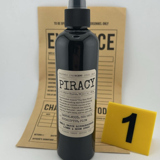 Piracy Room Spray 8 oz - Presumed Innoscent