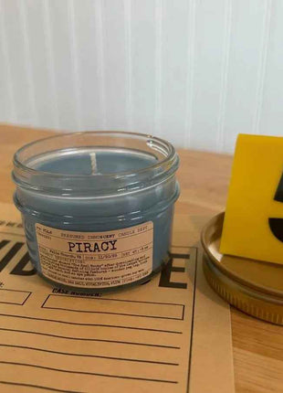 Piracy Scented Candle Medium | Jelly Jar | 6.5 oz - Presumed Innoscent