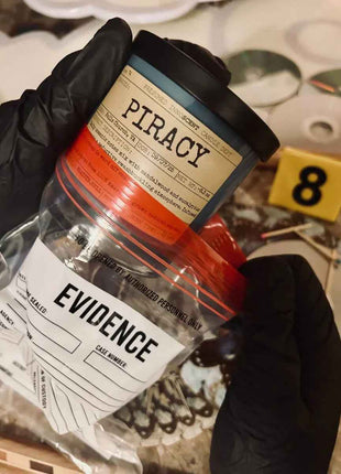 Piracy Scented Candle Large | Old Fashioned Glass | 8.4 oz - Presumed Innoscent