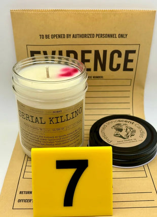Serial Killing Scented Candle Medium | Jelly Jar | 6.5 oz - Presumed Innoscent