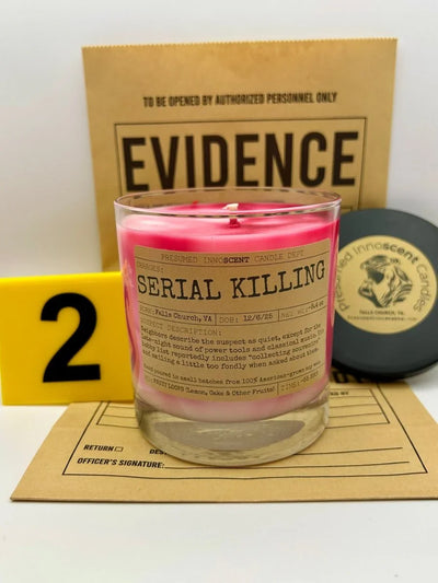 Serial Killing Scented Candle - Presumed Innoscent