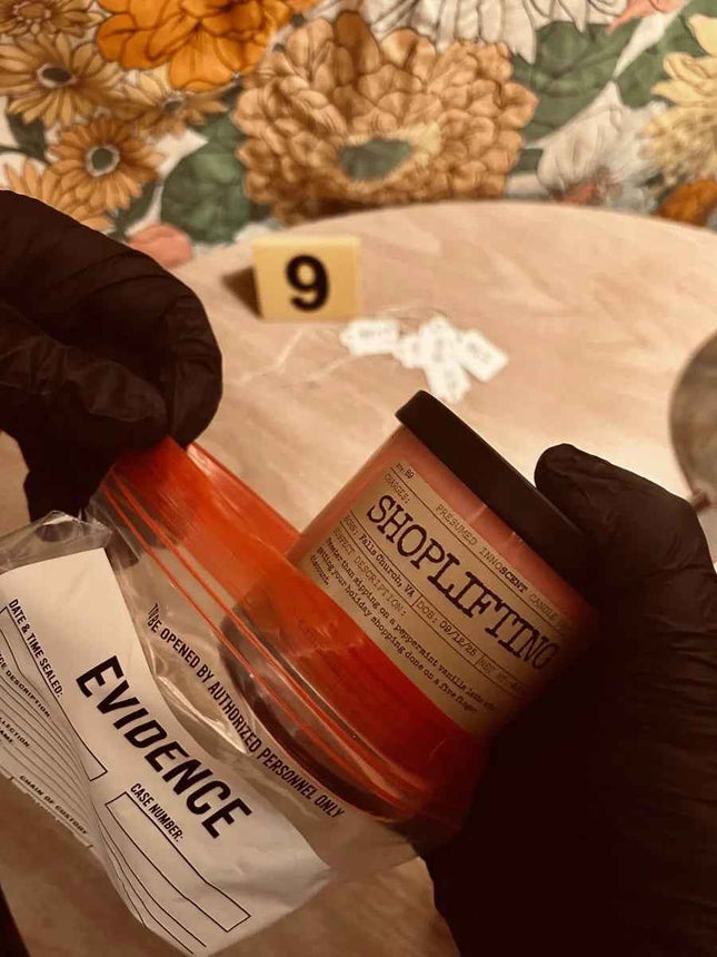 Shoplifting Scented Candle