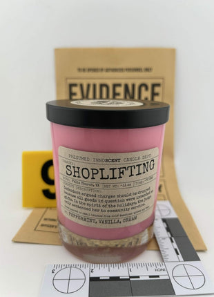 Shoplifting Scented Candle Extra Large | Double Old Fashioned Glass | 11 oz - Presumed Innoscent