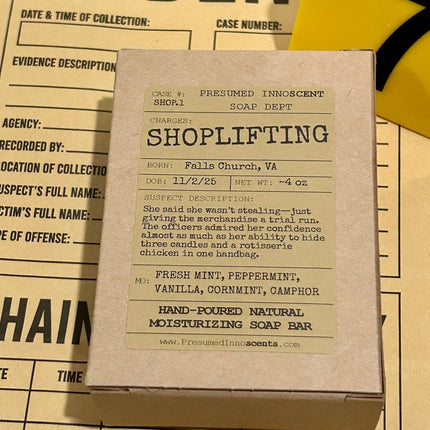 Shoplifting Soap Bar - Presumed Innoscent