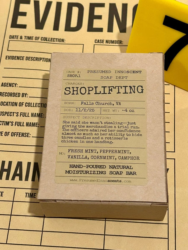 Shoplifting Soap Bar - Presumed Innoscent