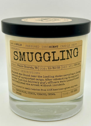 Smuggling Scented Candle Large | Old Fashioned Glass | 8.4 oz - Presumed Innoscent