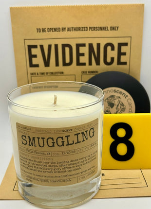 Smuggling Scented Candle Large | Old Fashioned Glass | 8.4 oz - Presumed Innoscent