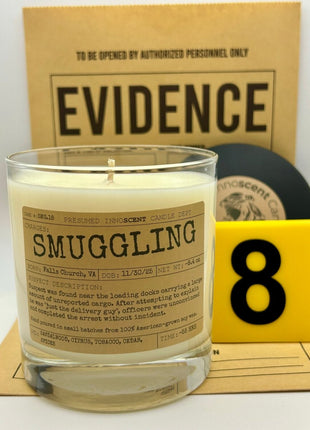 Smuggling Scented Candle Large | Old Fashioned Glass | 8.4 oz - Presumed Innoscent