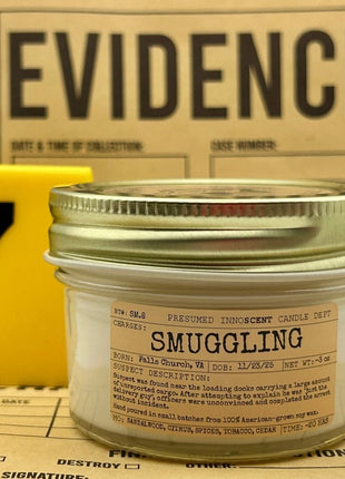 Smuggling Scented Candle [CLEARANCE] Extra Large | Mayo Jar | 13.4 oz - Presumed Innoscent