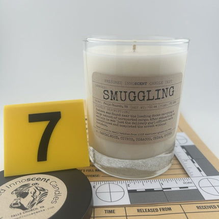 Smuggling Scented Candle Extra Large | Old Fashioned Glass | 11 oz - Presumed Innoscent