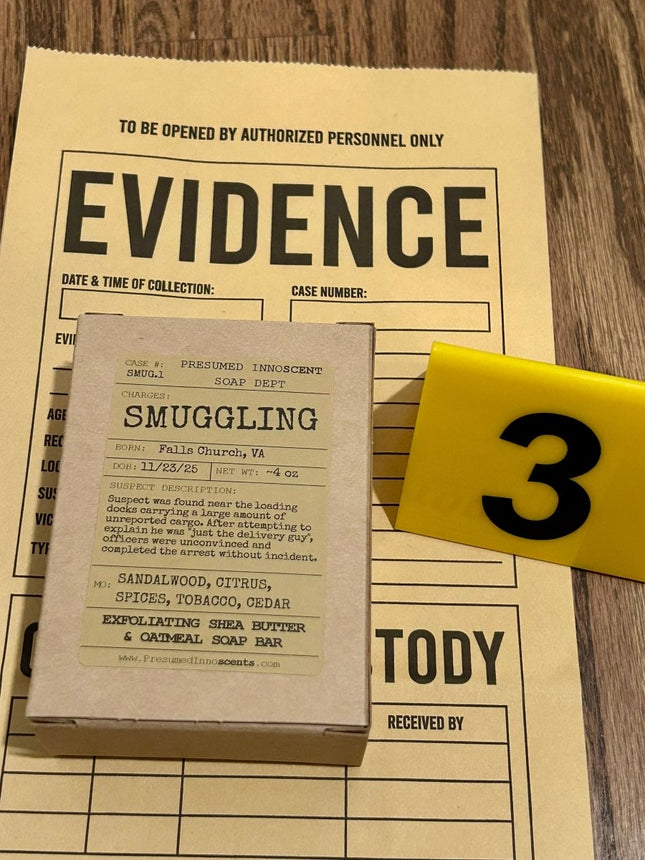 Smuggling Soap Bar - Presumed Innoscent