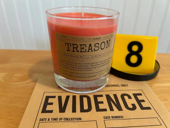 Treason Scented Candle - Presumed Innoscent