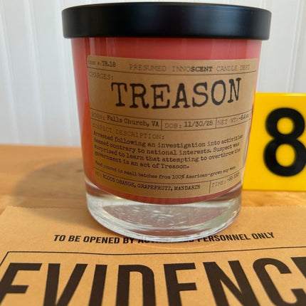 Treason Scented Candle - Presumed Innoscent