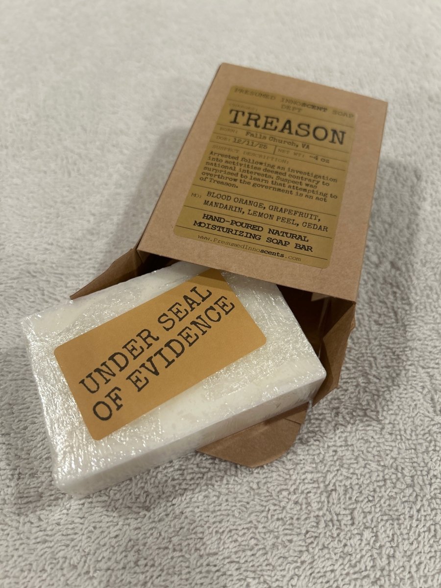 Treason Soap Bar - Presumed Innoscent