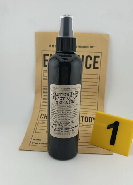 Unauthorized Practice of Medicine Room Spray 8 oz - Presumed Innoscent