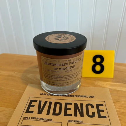 Unauthorized Practice of Medicine Scented Candle - Presumed Innoscent