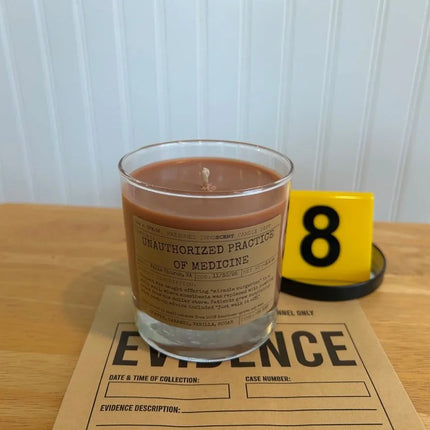 Unauthorized Practice of Medicine Scented Candle - Presumed Innoscent