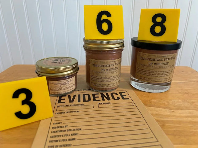 Unauthorized Practice of Medicine Scented Candle - Presumed Innoscent