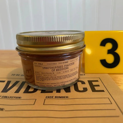 Unauthorized Practice of Medicine Scented Candle - Presumed Innoscent