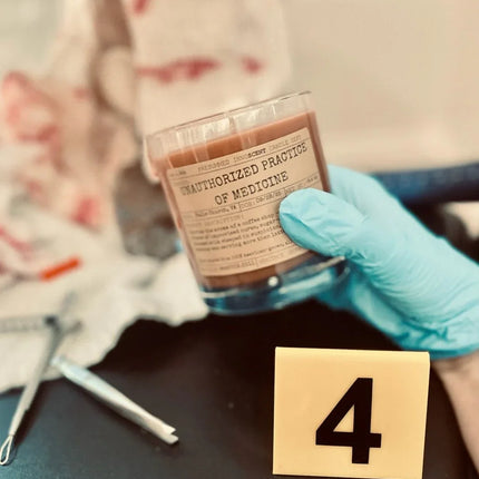 Unauthorized Practice of Medicine Scented Candle - Presumed Innoscent