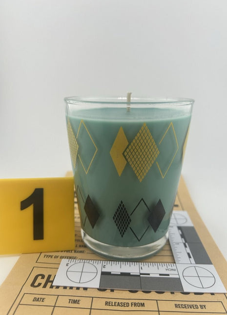 Witchcraft: Exhibit A - Vintage Triple Diamonds Atomic Argyle Mid Century Tumbler - Presumed Innoscent