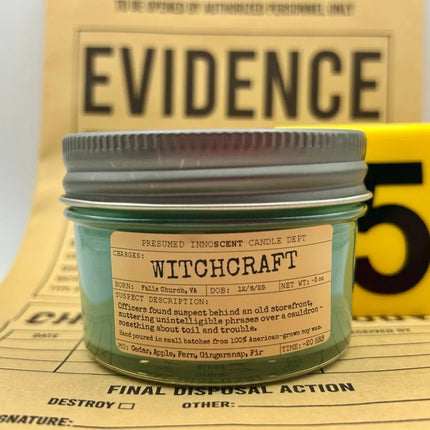 Witchcraft Scented Candle - Presumed Innoscent