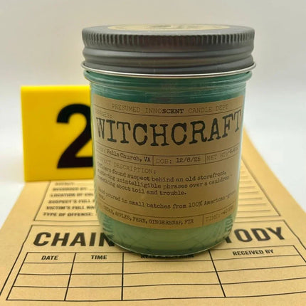 Witchcraft Scented Candle - Presumed Innoscent