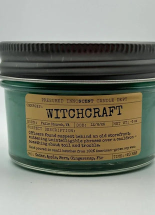 Witchcraft Scented Candle Large | Old Fashioned Glass | 8.4 oz - Presumed Innoscent