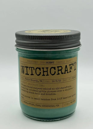 Witchcraft Scented Candle Large | Old Fashioned Glass | 8.4 oz - Presumed Innoscent