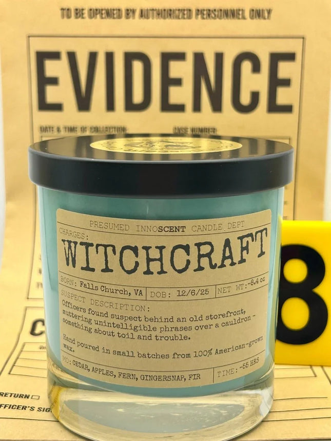 Witchcraft Scented Candle - Presumed Innoscent