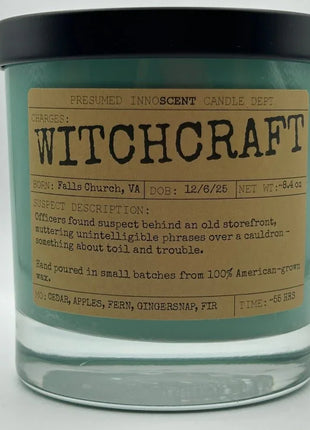 Witchcraft Scented Candle Large | Old Fashioned Glass | 8.4 oz - Presumed Innoscent
