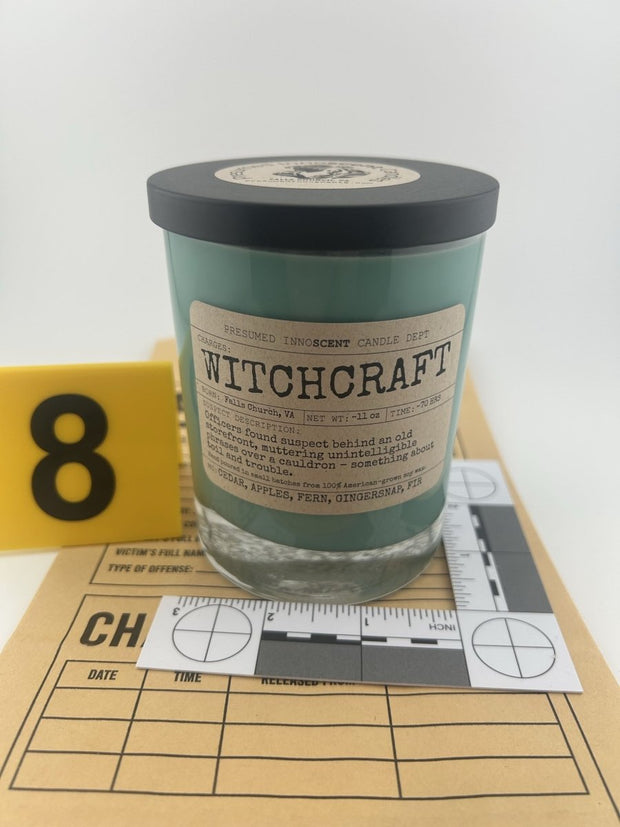 Witchcraft Scented Candle Extra Large | Old Fashioned Glass | 11 oz - Presumed Innoscent